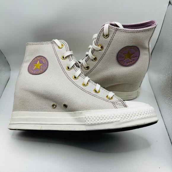 Converse Chuck Taylor All Star Chuck 70 Wedge Hi Sneakers (Women), size 10.5 - Picture 1 of 6